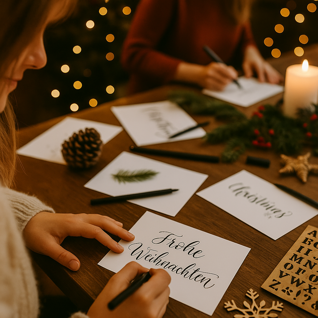 weihnachtliches handletterin workshops naturseife kaufen haarseife kaufen